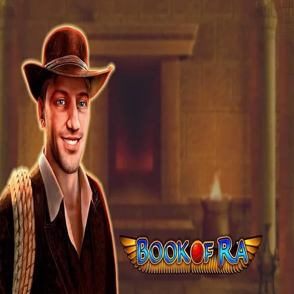 Book of Ra casino game by Greentube – featured logo at Robocat Casino