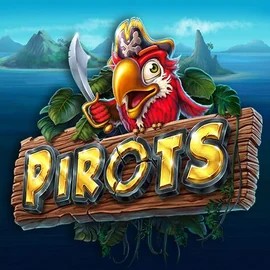 Pirots slot logo by ELK Studios at Robocat Casino