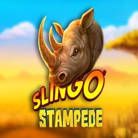 Slingo Stampede logo by Slingo at Robocat Casino